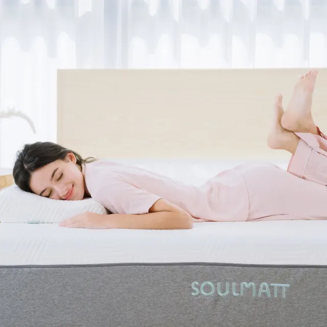 【SOULMATT】海洋系列 適中偏軟 雙人加大6尺 機能全綿床(星級躺感 柔軟貼合 放鬆釋壓 零干擾零變形)