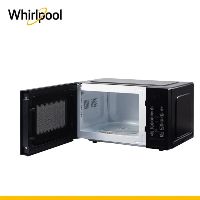 【Whirlpool 惠而浦】20L 電子式微波爐-夜空黑(MWP201EBT)
