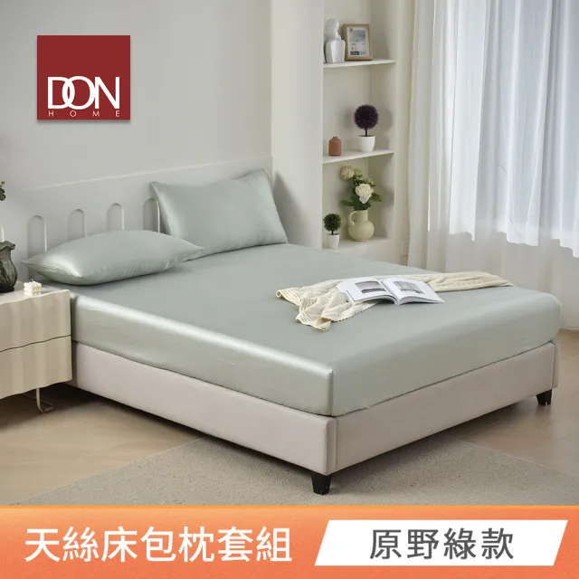 【DON】買1送1 台灣製天絲床包枕套組 雙人/加大-均一價(60支天絲)