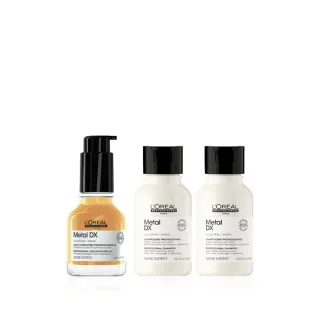 【L’OREAL 巴黎萊雅PRO】絲漾博吸金喚彩抗躁護髮油50ml(抗毛躁/柔順/濕髮用/護髮/防斷/抗躁小金安瓶)