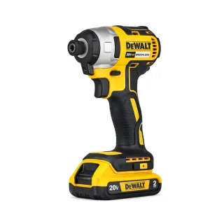 【DEWALT 得偉】20V經濟版衝擊起子機 雙電2.0Ah(DW-DCF7871D2)