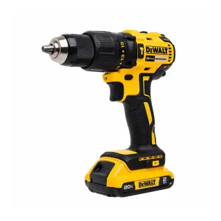 【DEWALT 得偉】20V經濟版震動電鑽調扭起子機2.0(DW-DCD7781D2)