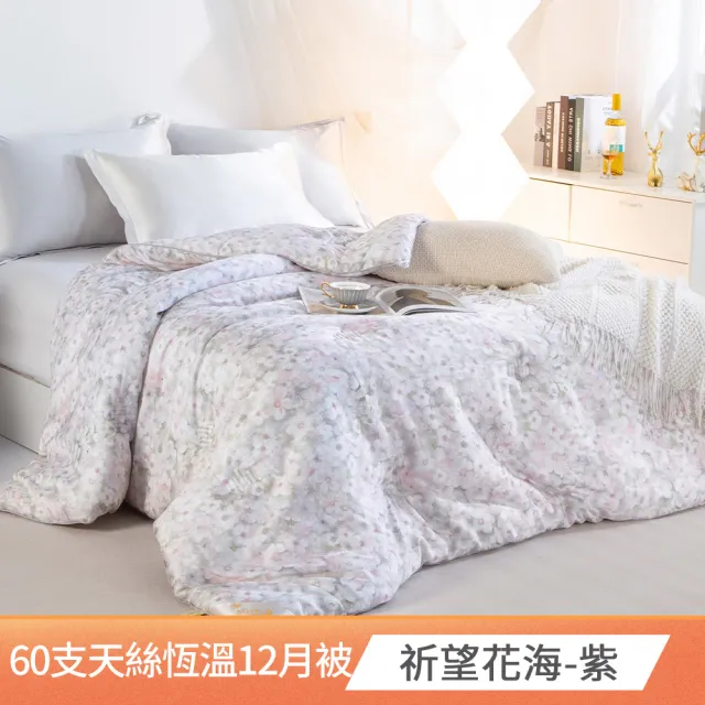 【Betrise】60支天絲德絨科技恆溫12月被/四季被(180x210cm/多款任選)