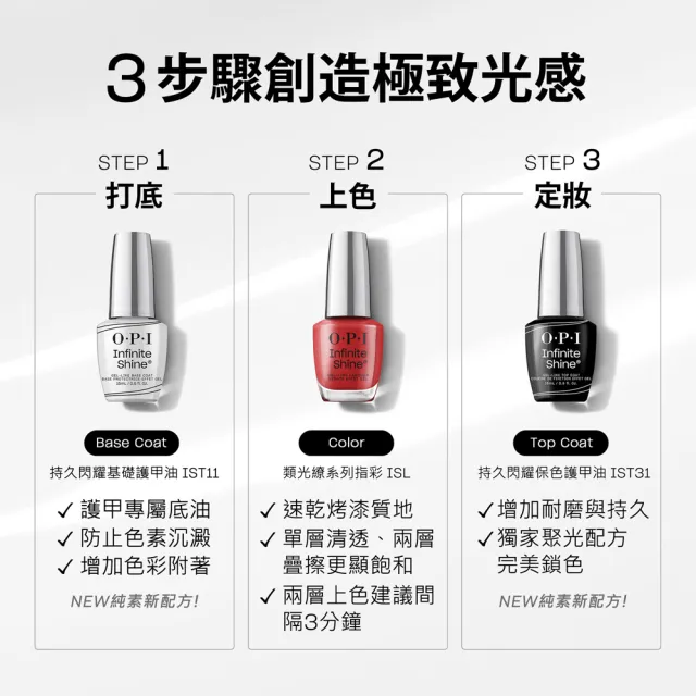 【O.P.I】類光繚指甲油 12色任選1瓶(小銀蓋/如膠似漆經典致敬系列指彩/美甲彩繪/官方直營)