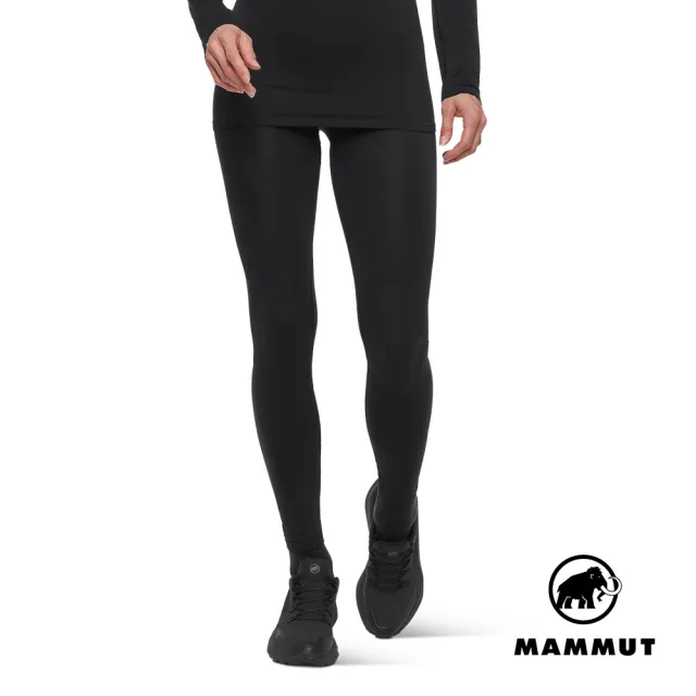 【Mammut 長毛象】All-Mountain Seamless BL Tights Mid W 保暖緊身內搭褲 女款 黑色 #1022-03170
