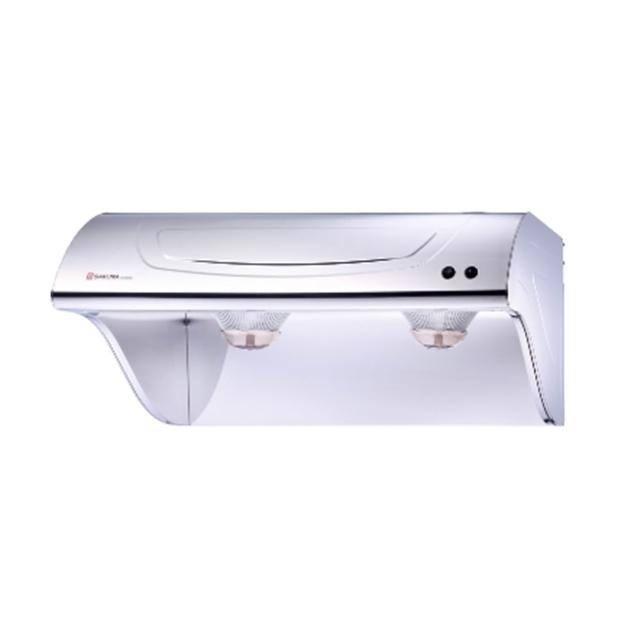【SAKURA 櫻花】80cm斜背型不鏽鋼除油煙機 (R3250SL 原廠技師到府 基本安裝)