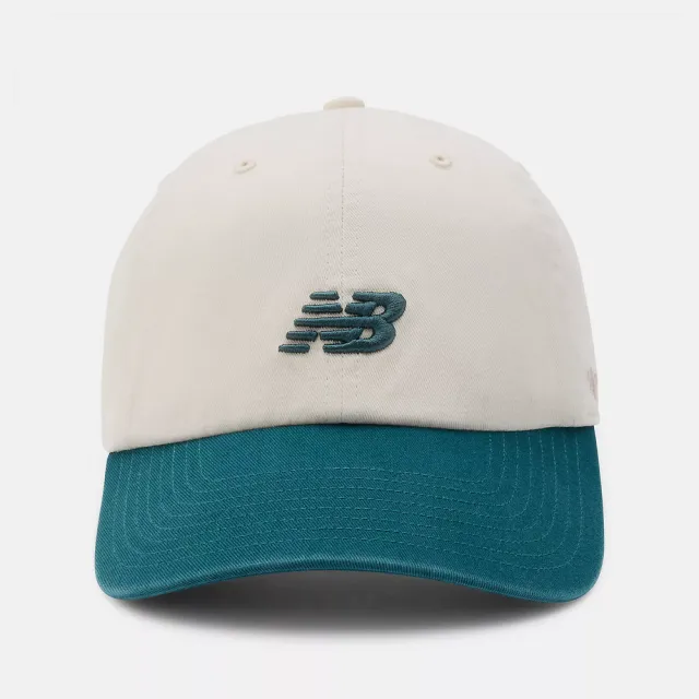 【NEW BALANCE】NB 47 Hat 休閒帽 老帽 鴨舌帽 棒球帽 男 女 米綠色 (AC8939BAAV-F)