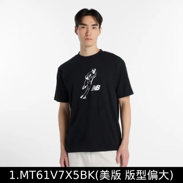 【NEW BALANCE】NB 短T 大谷翔平x短袖上衣_男性_MT61V7X5BK_MT61V7X5OTH(美版 版型偏大)