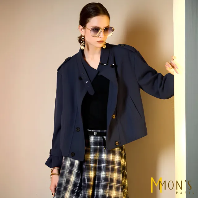 【MON’S】法式精品經典風衣外套/毛呢外套(3款多色任選)