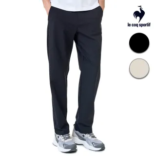 【LE COQ SPORTIF 公雞】吸濕排汗平織休閒長褲 男款 2色 LWX81074