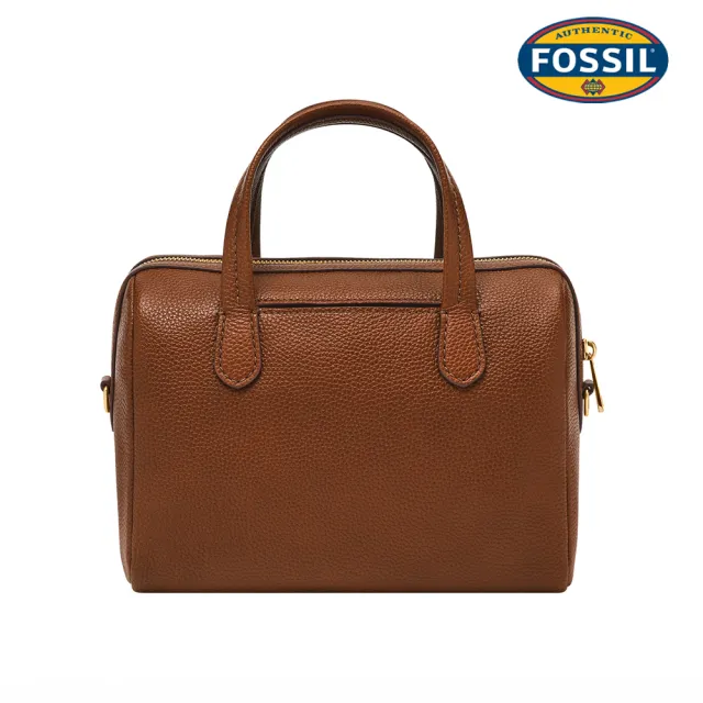 【FOSSIL】Lainey 真皮波士頓包-異色拼接 ZB11205186