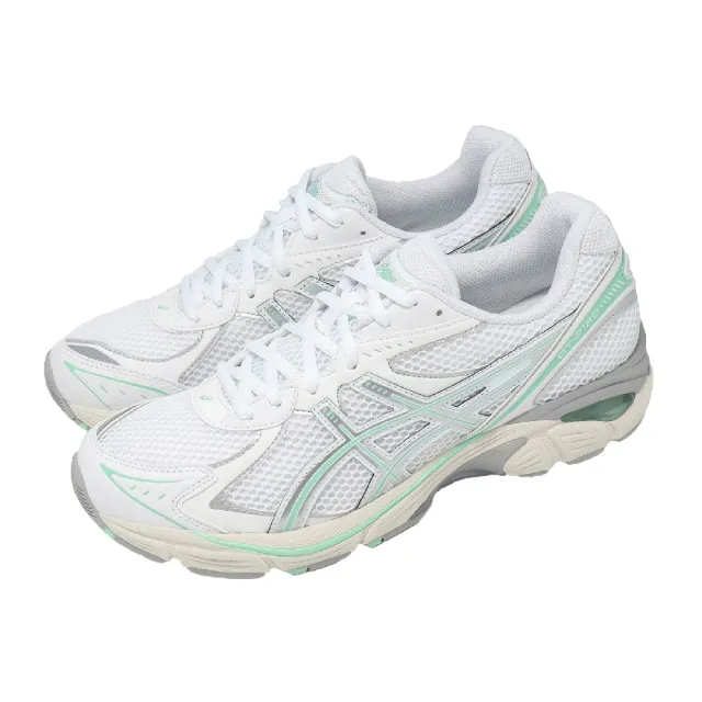 【asics 亞瑟士】休閒鞋 GT-2160 男鞋 白 綠 拼接 緩衝 復古跑鞋 1203A275118