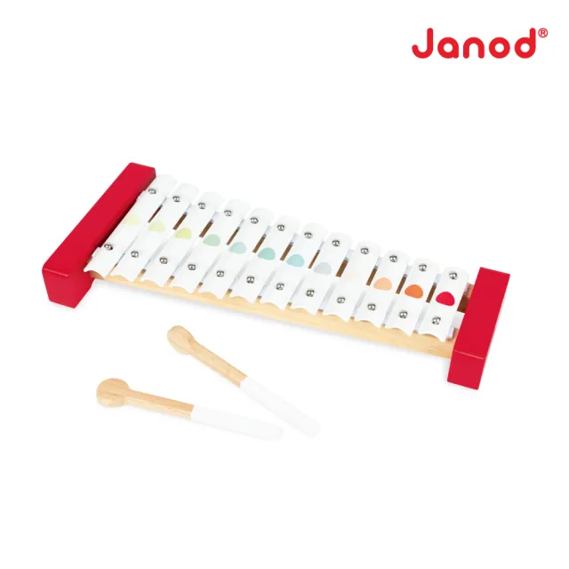 【法國Janod】音樂好好玩-鐵琴/12音(兒童樂器 音樂玩具)