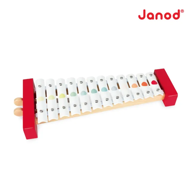 【法國Janod】音樂好好玩-鐵琴/12音(兒童樂器 音樂玩具)