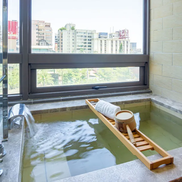 【雀客國際】礁溪麒麟酒店｜謐境雙人客房2大1幼含早餐(房內可泡湯)