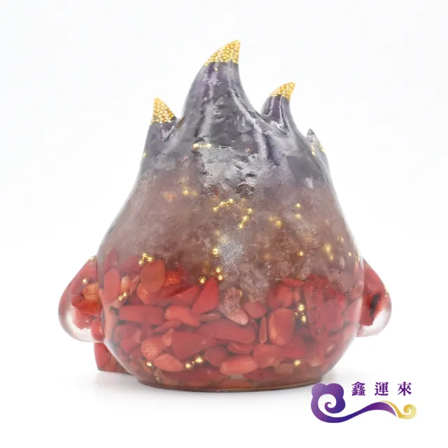 【鑫運來】◎奧剛能量旺財Q版火苗擺件