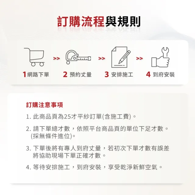 【Poll-tex 普特絲】防霾紗窗｜含施工費25才/不含窗框(過濾細懸浮微粒、降低異味)