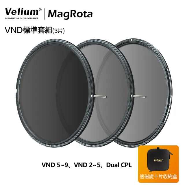 【Velium 銳龍】MagRota  磁旋 動態錄影 VND標準套組 VND Standard Kit