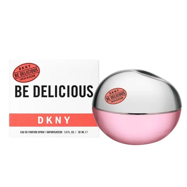 【DKNY】BE DELICIOUS Fresh Blossom 粉戀蘋果女性淡香精 30ML (專櫃公司貨)