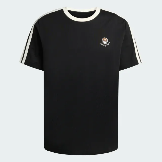 【adidas 愛迪達】短袖上衣 男 亞規 M COFFEE CUP T 黑 KG5413