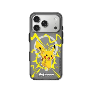 【RHINOSHIELD 犀牛盾】iPhone 14/15/16/17系列 Clear 透明防摔磁吸手機殼/戰鬥系列-皮卡丘(寶可夢)