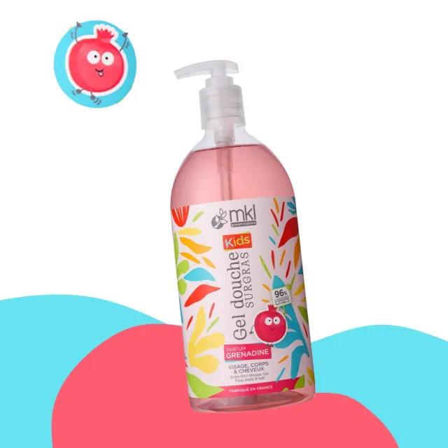 MKL 兒童三合一沐浴露1000ml(水果樂園 莓果派對 溫和配方)