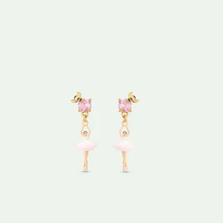 【Les Nereides】迷你芭蕾-花蜜粉耳環