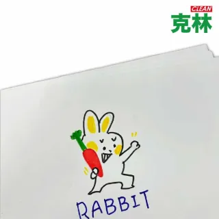 【CLEAN 克林】瞇瞇兔萌趣 圖畫紙 160磅厚磅 4k(畫圖紙 蠟筆 彩色筆 水彩 素描 色鉛筆 兒童彩繪)