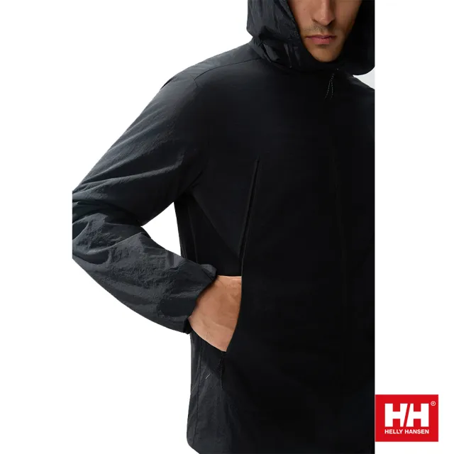 【Helly Hansen】男 防潑水 化纖 外套 黑