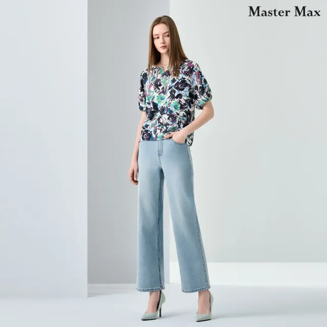 【Master Max】彈性薄款率性直筒牛仔長褲(8613034)