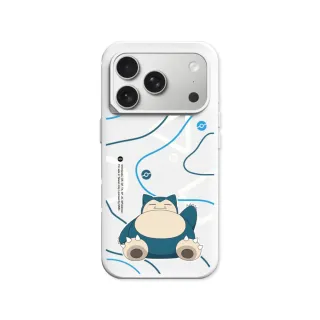 【RHINOSHIELD 犀牛盾】iPhone 15/16/17系列SolidX強化吸震緩衝防摔手機殼/幾何系列-卡比獸(寶可夢)-經典白