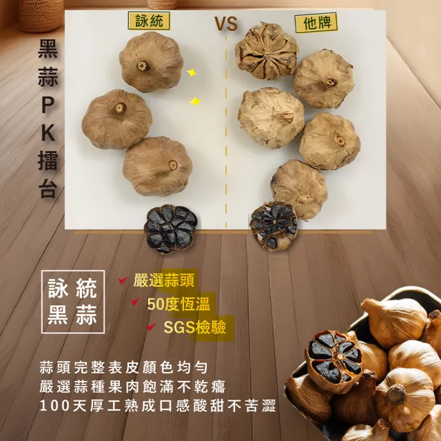 【YONTO 詠統生技】詠統 勝蒜在握 金賞禮盒-黑蒜精6入+黑蒜200g(年節禮盒 伴手禮 送禮)