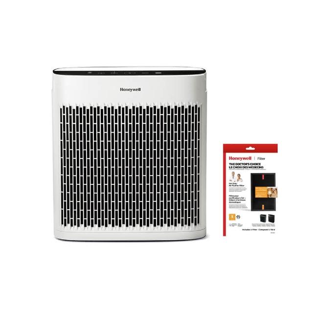 【美國Honeywell★強效淨味濾網組】淨味空氣清淨機HPA5350WTWV1(適用14-28坪｜小淨★寵物 幼兒 友善)