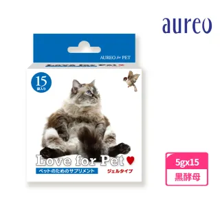 【AUREO】黑酵母-寵物營養口服液5mlx15入(犬貓皆可/維持免疫力/寵物保健/日本製造)