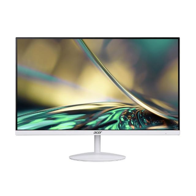 【Acer 宏碁】SA272U P1W 27型 IPS 2K 16:9 144Hz 超薄護眼螢幕-白(HDR10/FreeSync /1ms/喇叭)