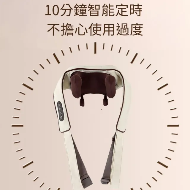 【安里嚴選】肩頸按摩龍爪手 肩頸按摩器 斜方肌按摩 溫感熱敷 三段調節 肩頸 揉捏 按摩