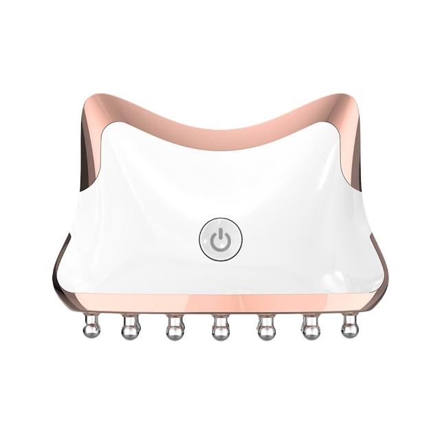 【Beroso 倍麗森】全方位頭部美容按摩器 美喵機 AB0053(頭皮SPA 頭部按摩 頭皮梳 經絡 穴道 母親節)