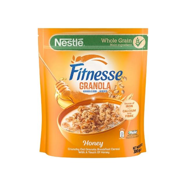 【Nestle 雀巢】纖怡全穀燕麥脆-蜂蜜燕麥/蔓越莓南瓜子300g(口味任選)