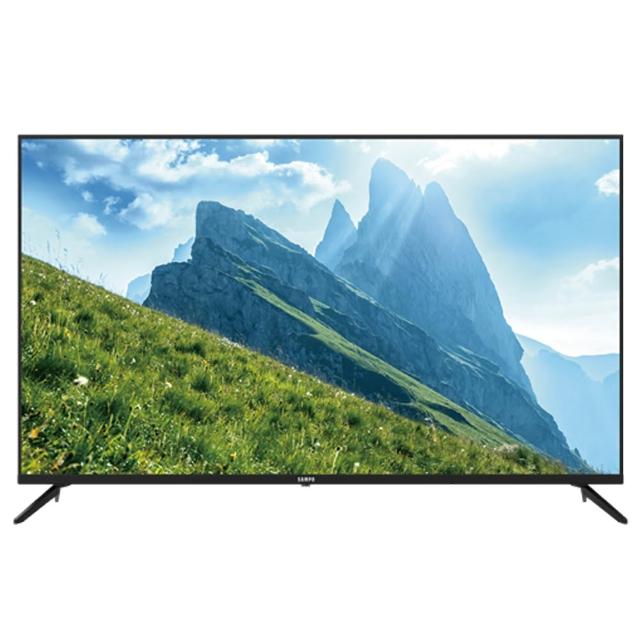 【SAMPO 聲寶】55型4K HDR超值嚴選顯示器+視訊盒EM-55GF610(含桌上型安裝+舊機回收)