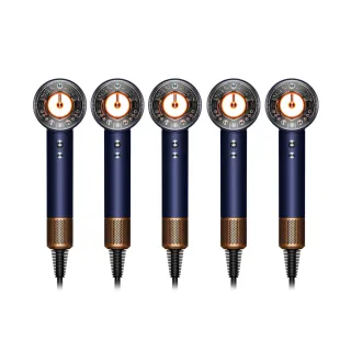 【dyson 戴森】HD16 全新一代 吹風機 溫控 負離子(普魯士藍限定色 精裝禮盒組) (5入超值組)