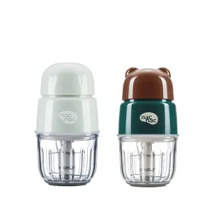 【nac nac】副食品磨泥調理機(初芽綠/咖啡熊)