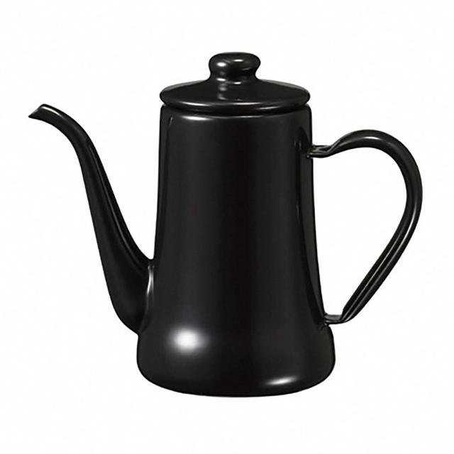 【JIA 品家】福利品-月兔印琺瑯手沖壺/細口壺/咖啡壺0.7L-黑色