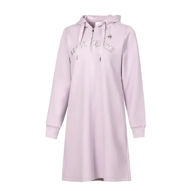 【LE COQ SPORTIF 公雞】休閒經典長袖連身裙 女款-3色-LWU22327