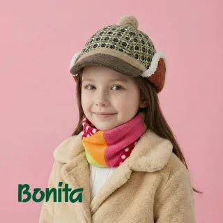 【Bonita 葆倪】日本進口/兒童圍脖/拼接趣味兒童圍脖/667-4842