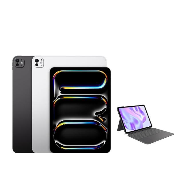 【Apple】2025 iPad Pro M5晶片/13吋/WiFi/512G 平板電腦(羅技Combo Touch鍵盤保護殼組)