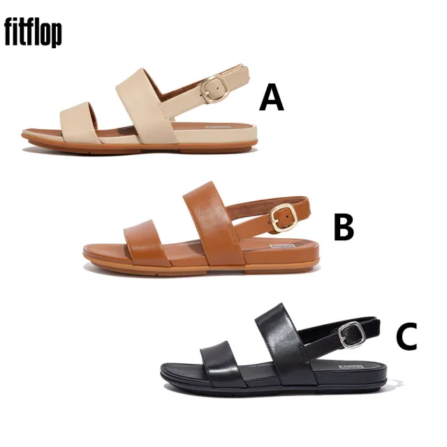 【FitFlop】皮革舒適夾腳/扣環後帶涼鞋-女(多款)