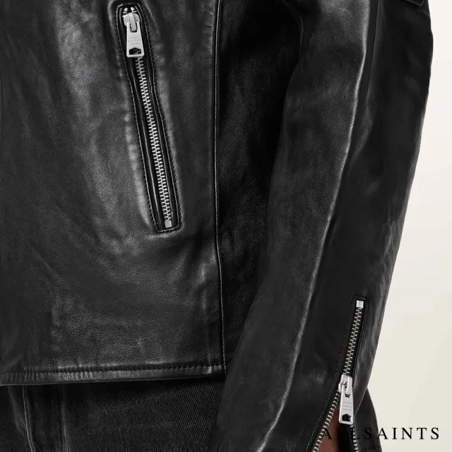 【ALLSAINTS】CORA 經典簡約純羊皮皮衣外套 M064LB (常規版型)
