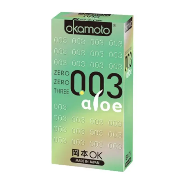【okamoto 岡本】ALOE 超潤蘆薈極薄保險套(6入裝)
