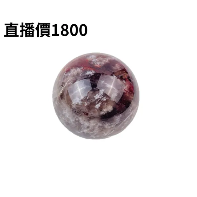 【天天水晶 TINGTING】事業招財與貴人紫幽靈晶球(直播秘密標1800)