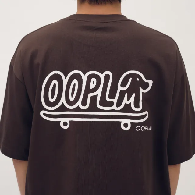【plain-me】OOPLM 上衣 短袖TEE 男上衣 女上衣 臘腸狗狗滑板_OPM0131-261
